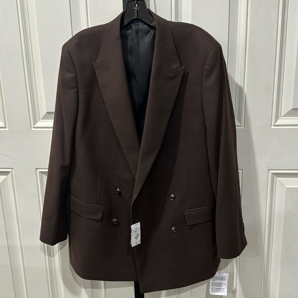 🤎TOPMAN Oversize Double Breasted Blazer